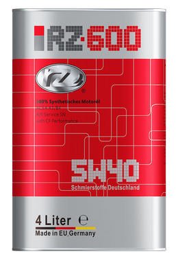 RZ600 5W40 100%